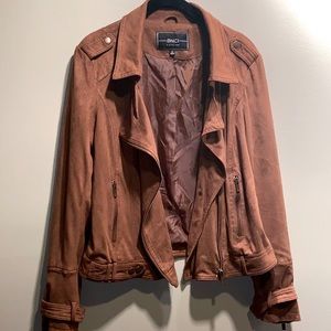 BNCI Rusty Tan Faux Seude Jacket Size: M